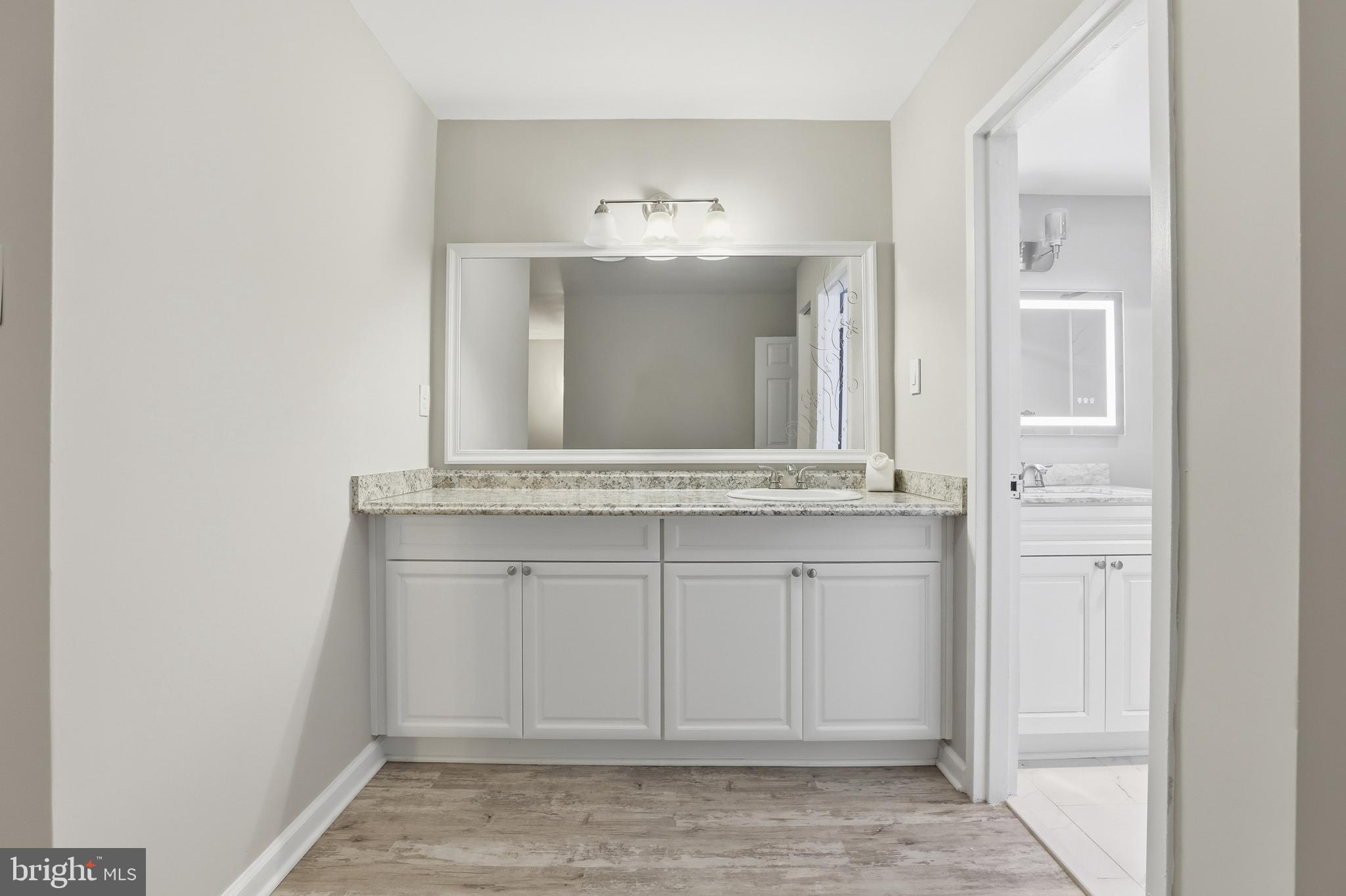 11242 Cherry Hill Road, Unit 1 Beltsville, MD 20705 - Photo 24 of 31 a bathroom with a sink and a mirror