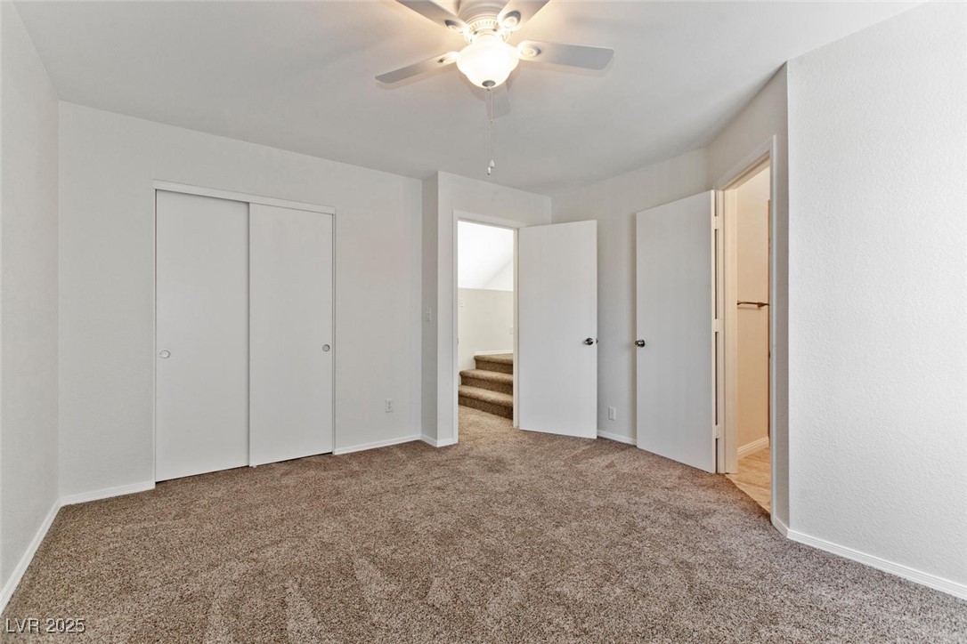 1663 Cloister Avenue Henderson, NV 89014 - Photo 29 of 35 Unfurnished bedroom featuring carpet floors, a clo