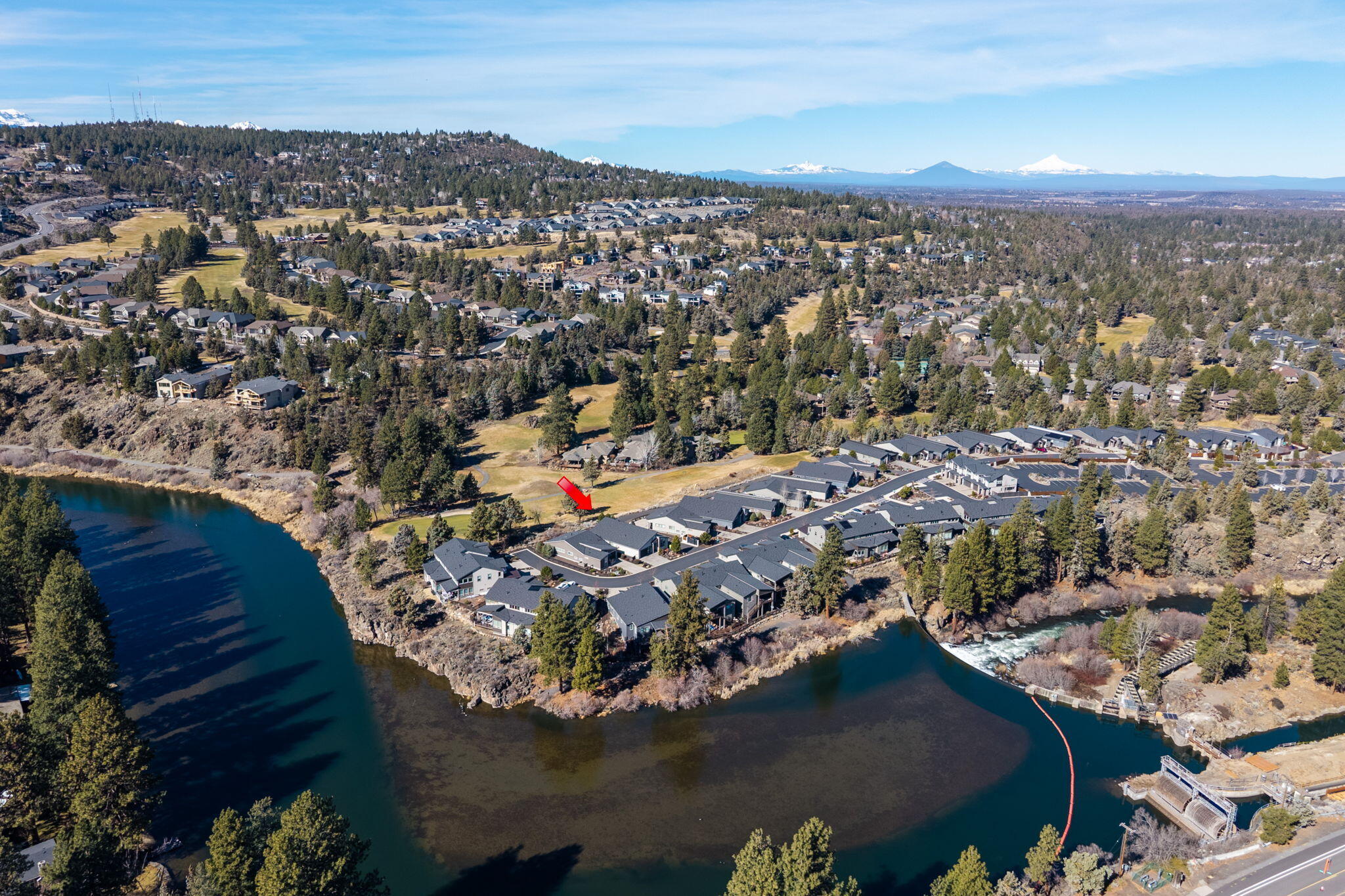 2565 Northwest Rippling River Court Bend, OR 97703 - Photo 48 of 52 Aerial view