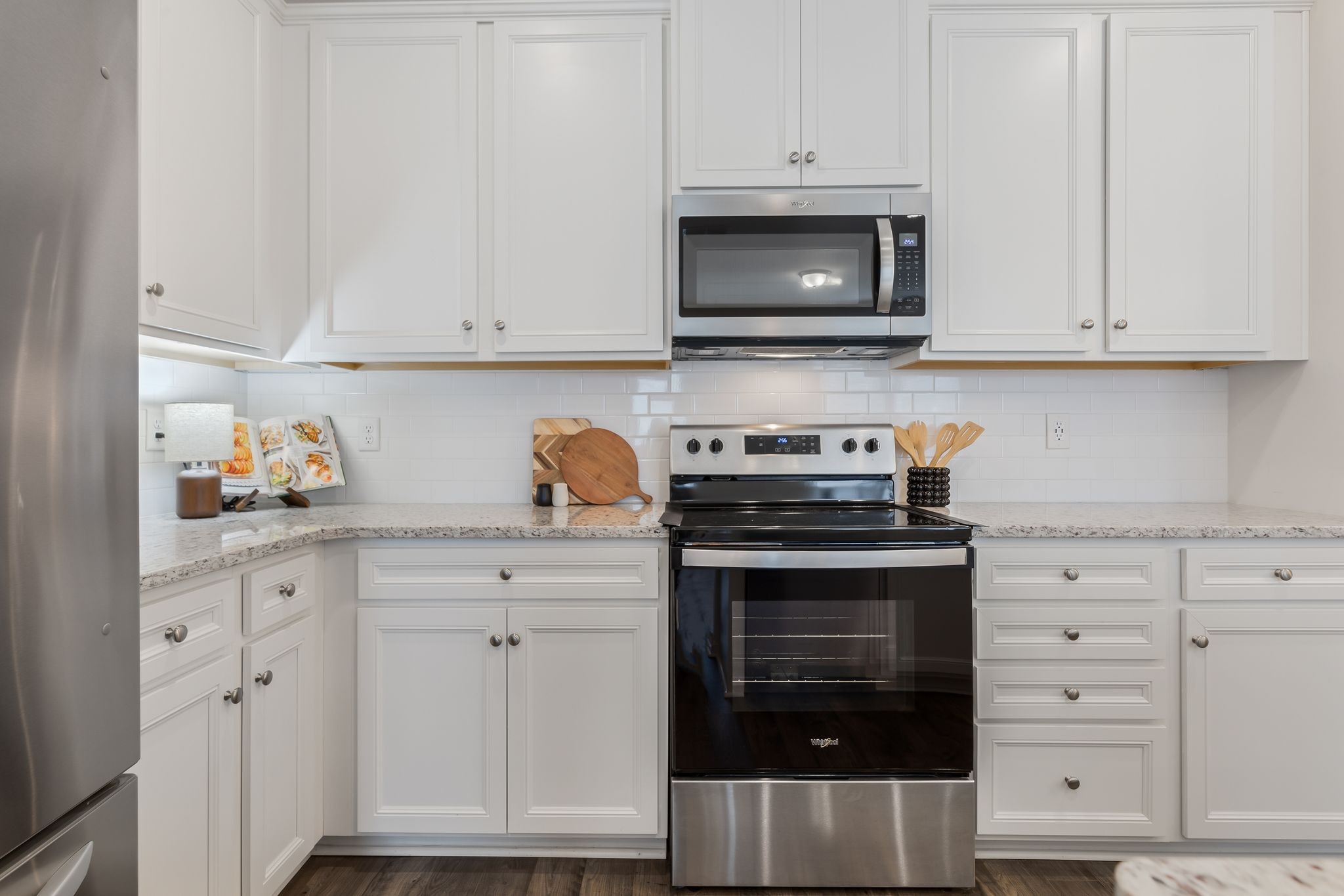3419 Deerchase Circle Murfreesboro, TN 37129 - Photo 13 of 37 a kitchen with white cabinets and appliances