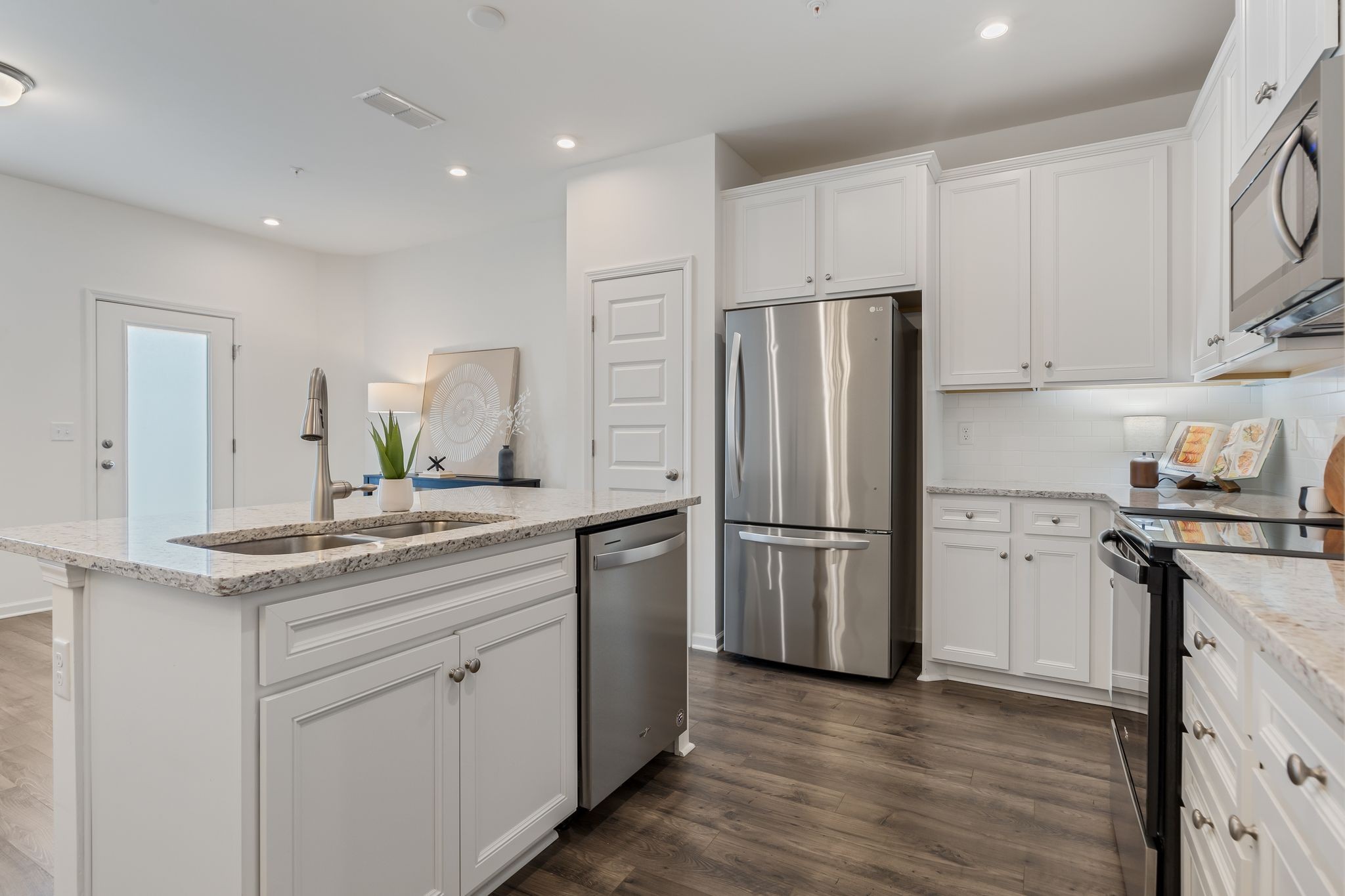 3419 Deerchase Circle Murfreesboro, TN 37129 - Photo 14 of 37 a kitchen with a refrigerator sink and cabinets