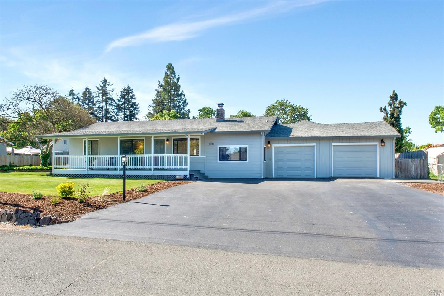 3816 Selvage Road Santa Rosa, CA 95401 - Photo 1 of 1 a front view of house with swimming pool and porch