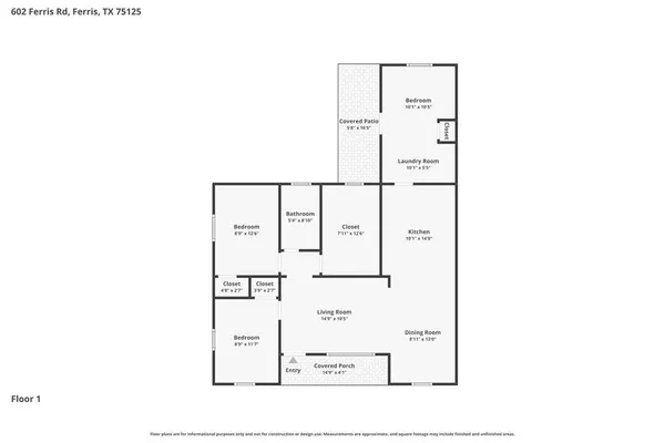 $214,000 | 602 Ferris Road, Ferris, TX 75125