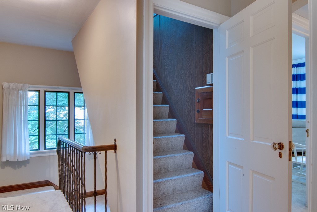 376 Merriman Road Akron, OH 44303 - Photo 18 of 30 2nd floor landing. Stairs lead to 3rd floor living suite