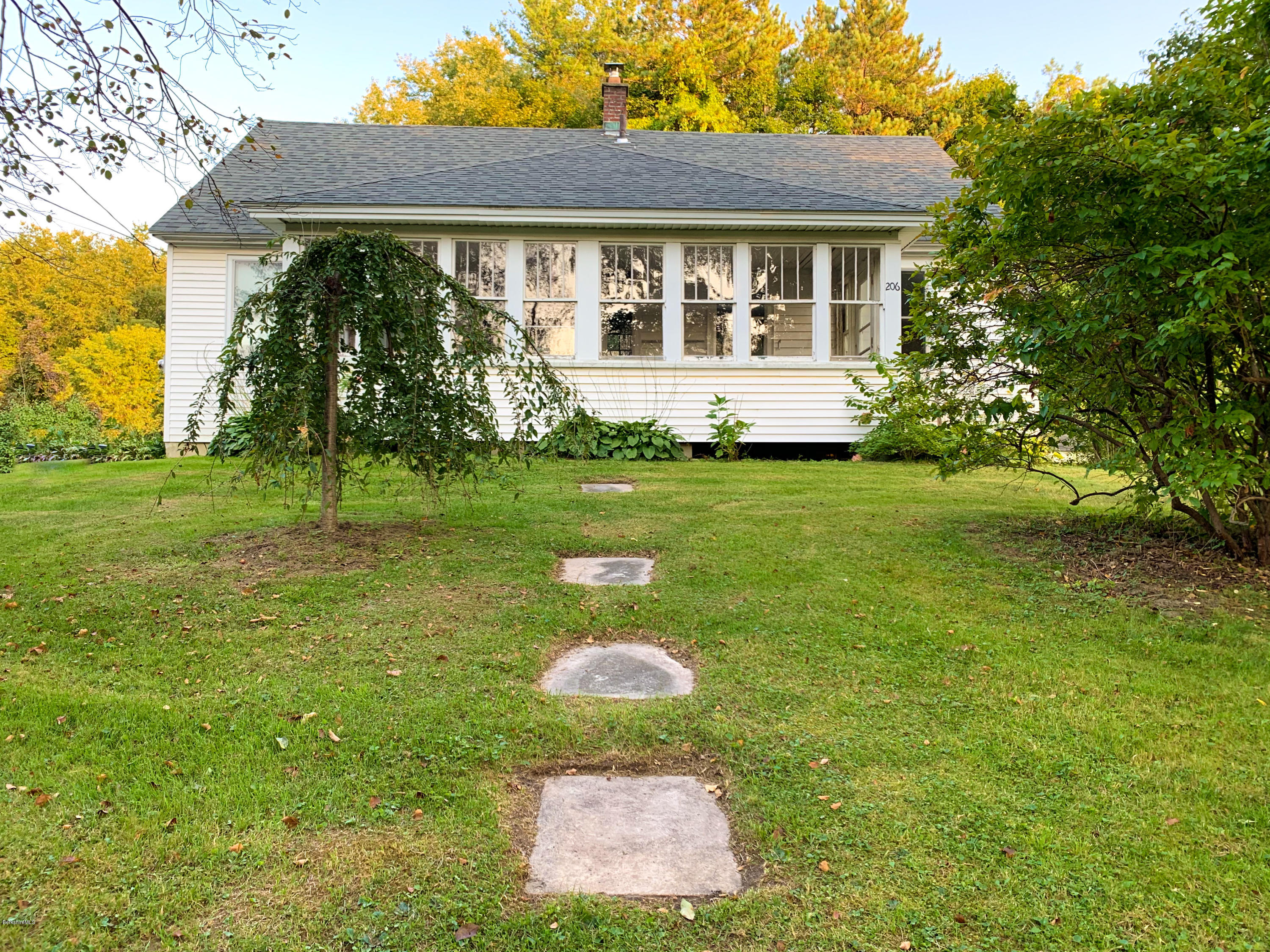 206 Old State Road Lanesborough, MA 01237 - Photo 3 of 56 Front enclosed porch