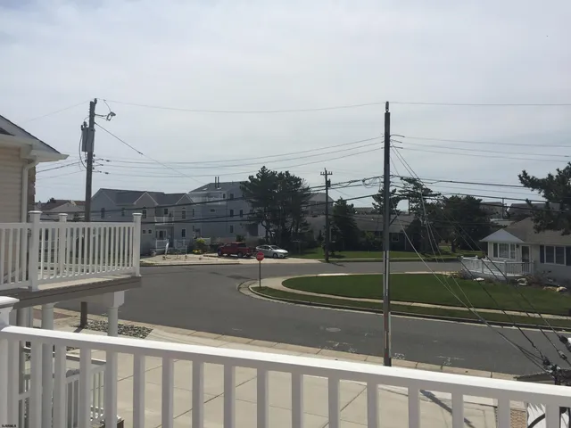 a view of a terrace with skyline