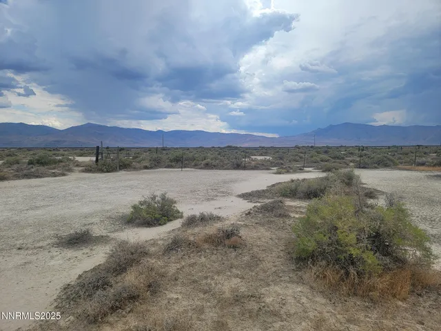 a view of an outdoor space and mountain view