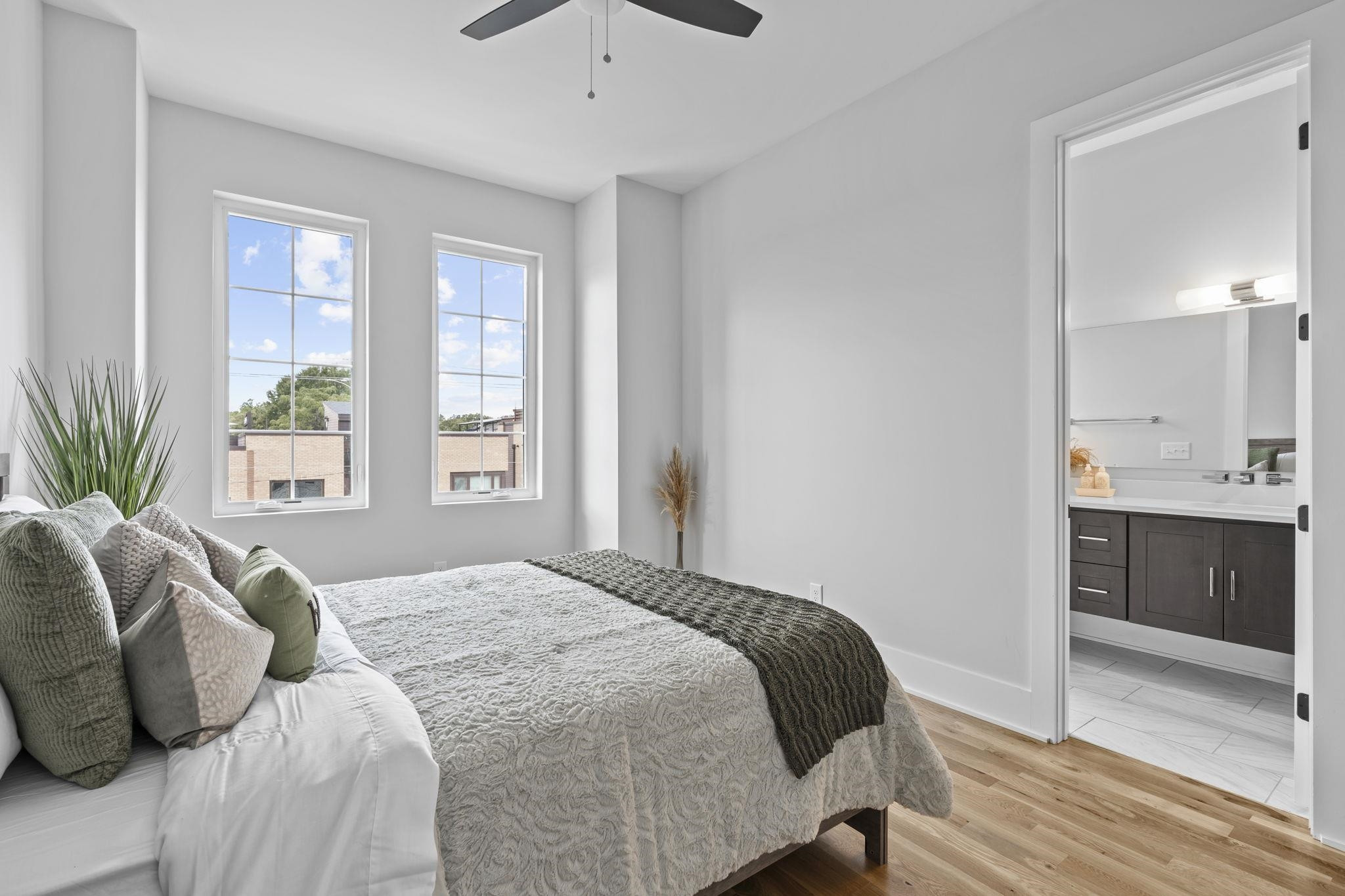 617 South West Street Raleigh, NC 27601 - Photo 13 of 44 a bedroom with a bed and a view of bedroom