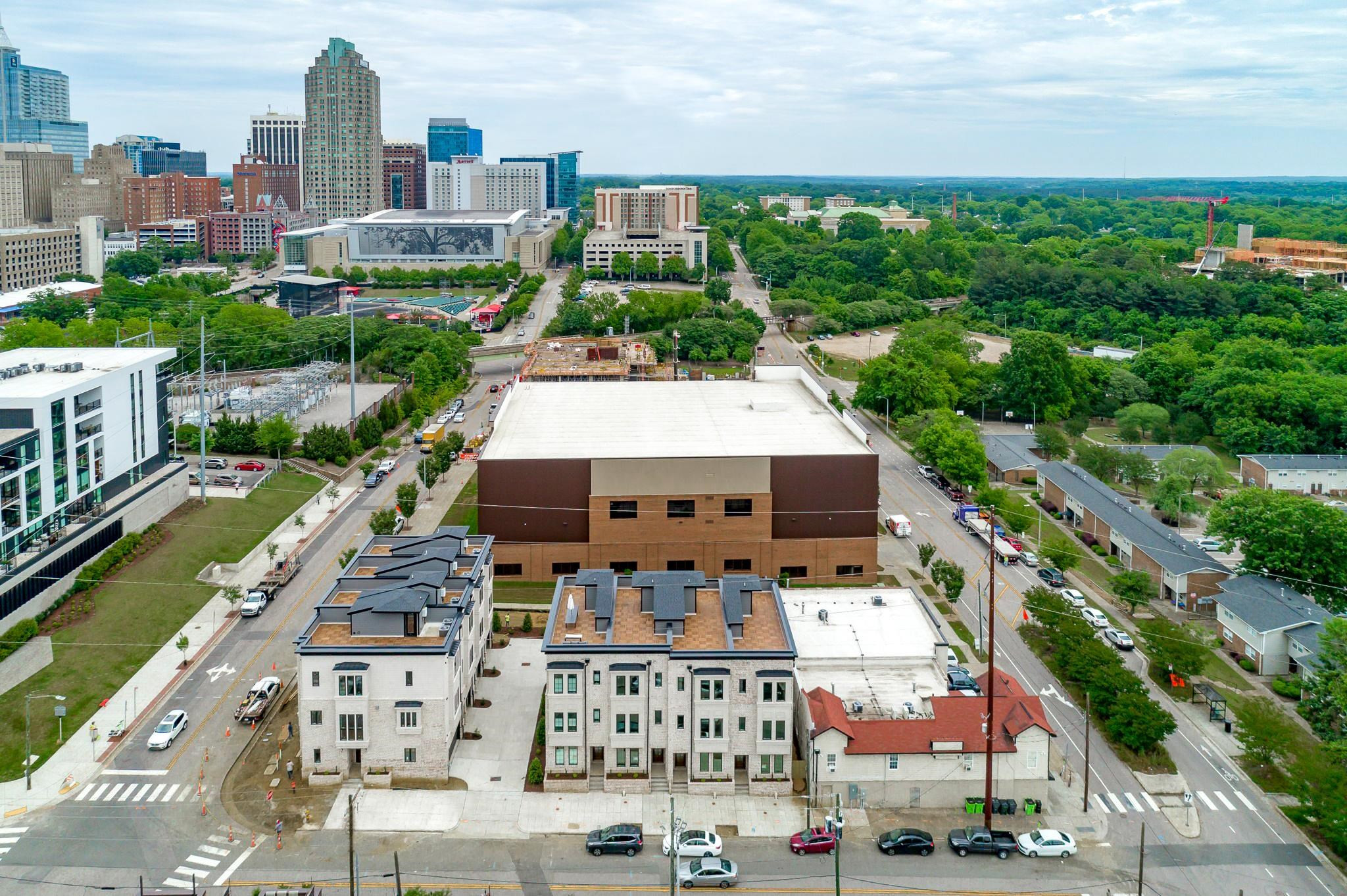 617 South West Street Raleigh, NC 27601 - Photo 36 of 44 a view of city with tall buildings