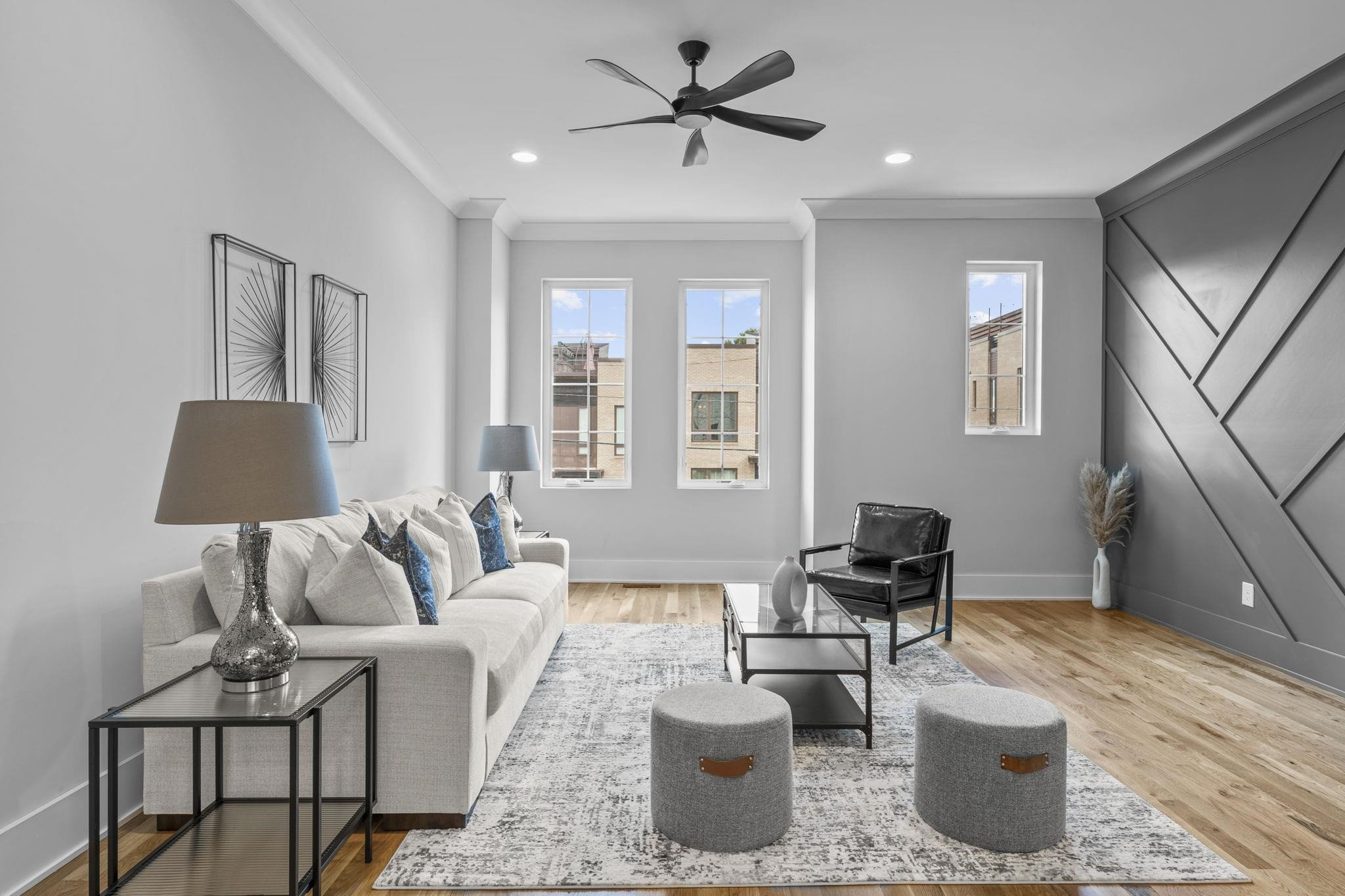 617 South West Street Raleigh, NC 27601 - Photo 8 of 44 a living room with furniture and a window