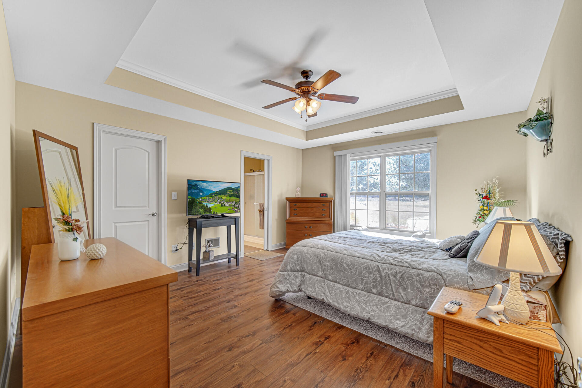 805 Veterans Lane Crown Point, IN 46307 - Photo 17 of 34 a bed room with a bed and a window
