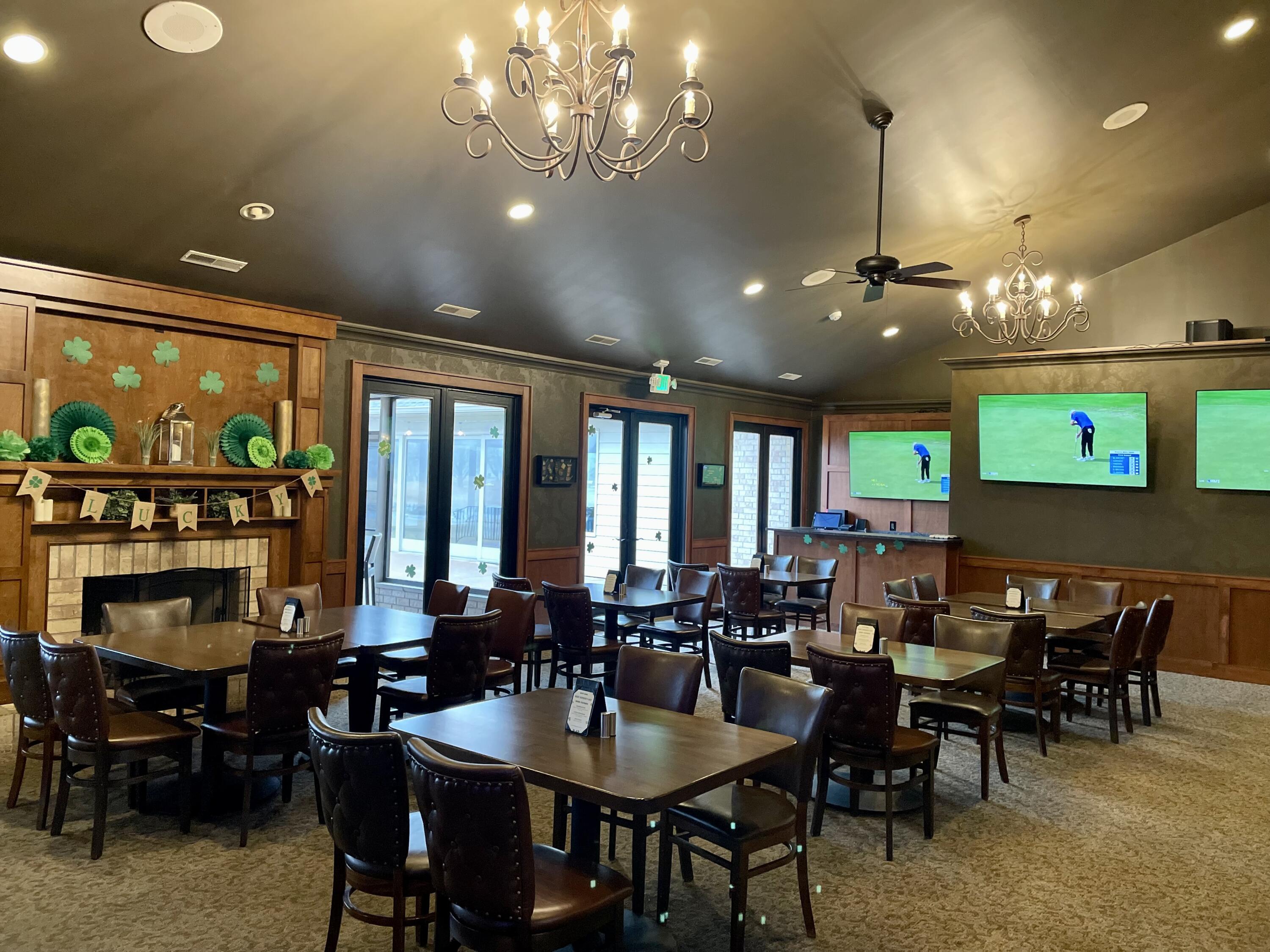 805 Veterans Lane Crown Point, IN 46307 - Photo 33 of 34 a view of a dining room with furniture a chandelier and wooden floor