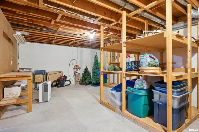 a view of storage and utility room