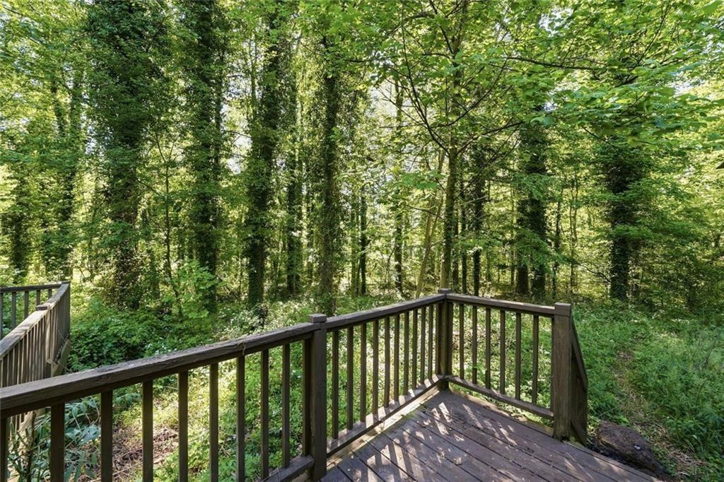 1453 Clearview Drive Northwest Acworth, GA 30102 - Photo 40 of 50 a view of a balcony with wooden floor