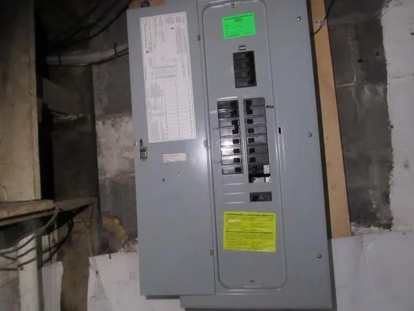 a view of water heater room