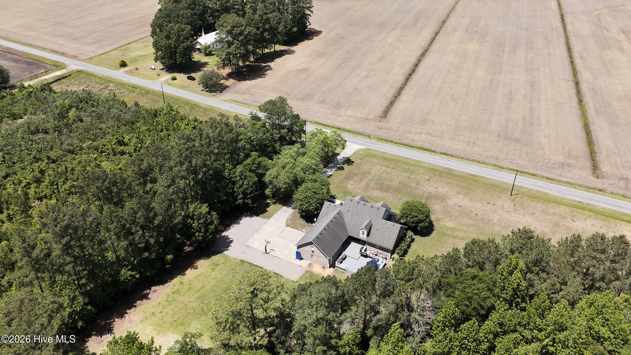 446 Bethany Church Road Belvidere, NC 27919 - Photo 5 of 61 001_Drone (1)