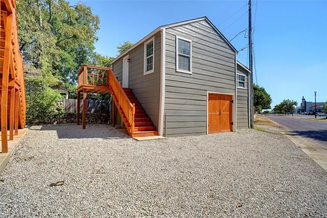 a view of a house with a park