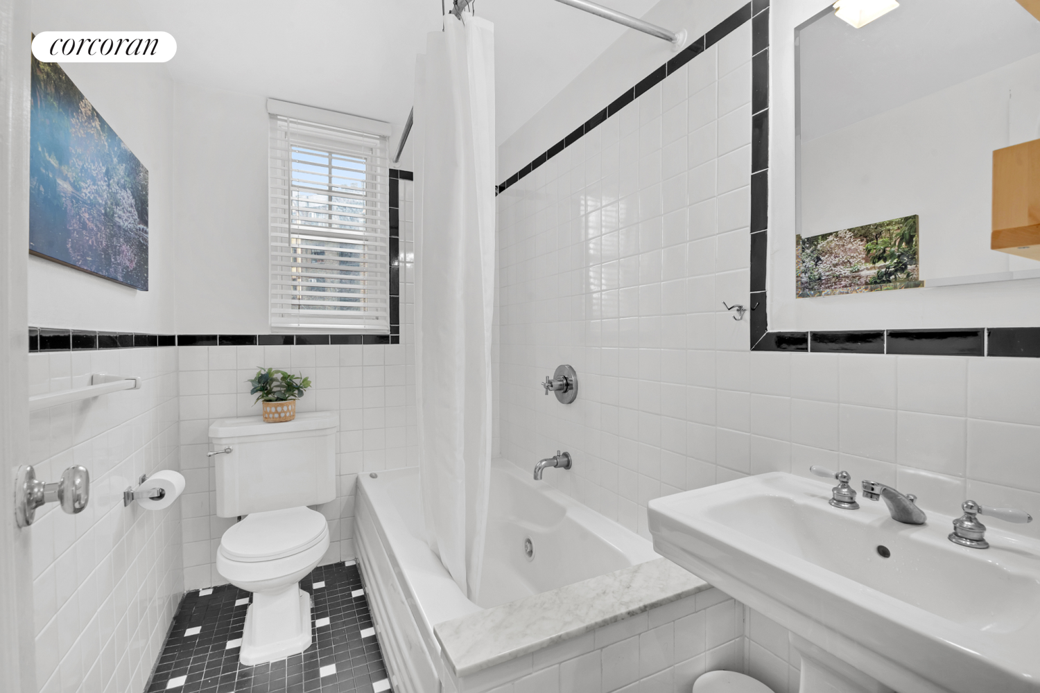 120 Cabrini Boulevard, Unit 44 Manhattan, NY 10033 - Photo 12 of 21 a bathroom with a sink toilet and shower