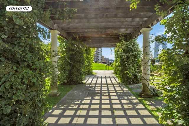 a view of a terrace with sitting area