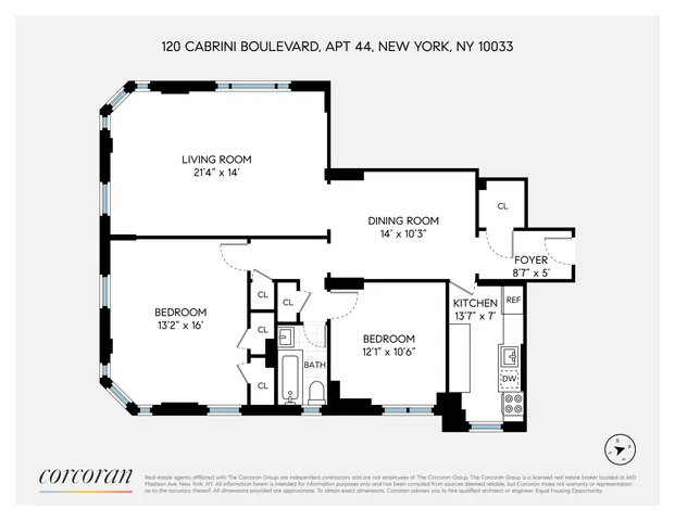 $849,000 | 120 Cabrini Boulevard, Unit 44 | Hudson Heights