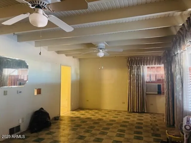 a view of a livingroom with a chandelier