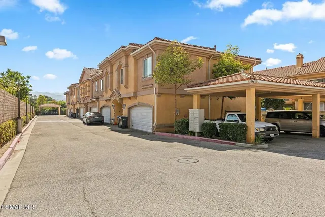 a view of a building with a outdoor space