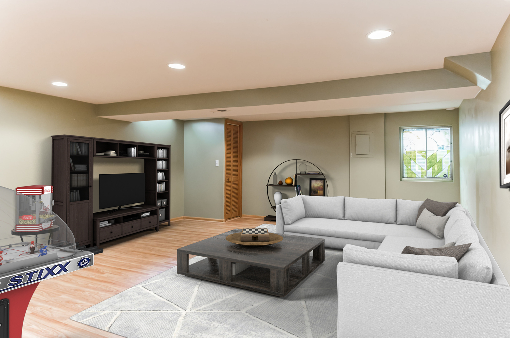 508 North Walnut Lane Schaumburg, IL 60107 - Photo 22 of 25 a living room with furniture and a flat screen tv