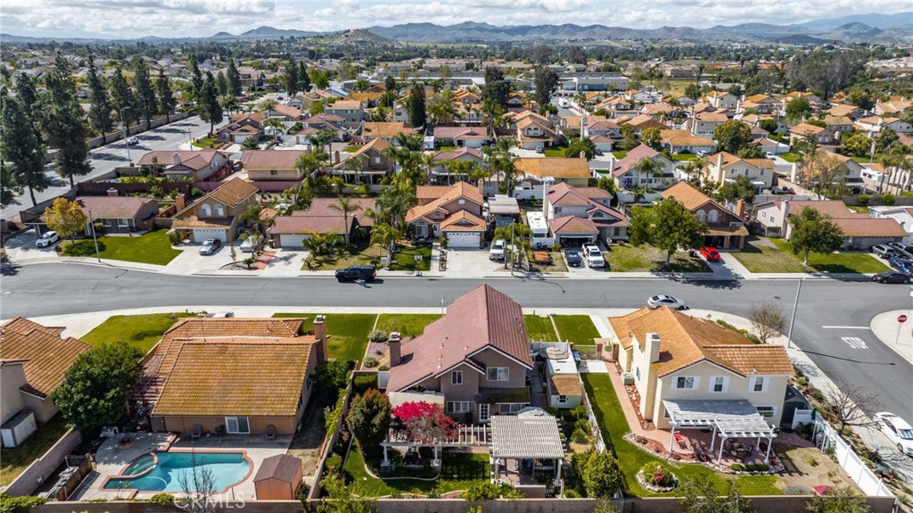 19422 Totem Court Riverside, CA 92508 - Photo 43 of 44 an aerial view of residential houses with outdoor space