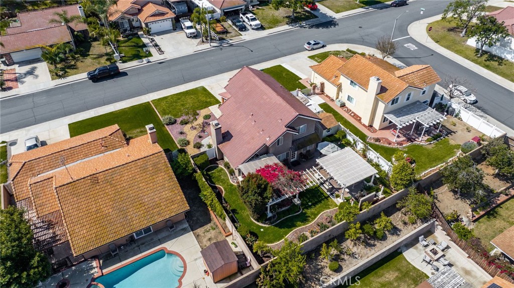 19422 Totem Court Riverside, CA 92508 - Photo 44 of 44 an aerial view of a house a yard and a patio