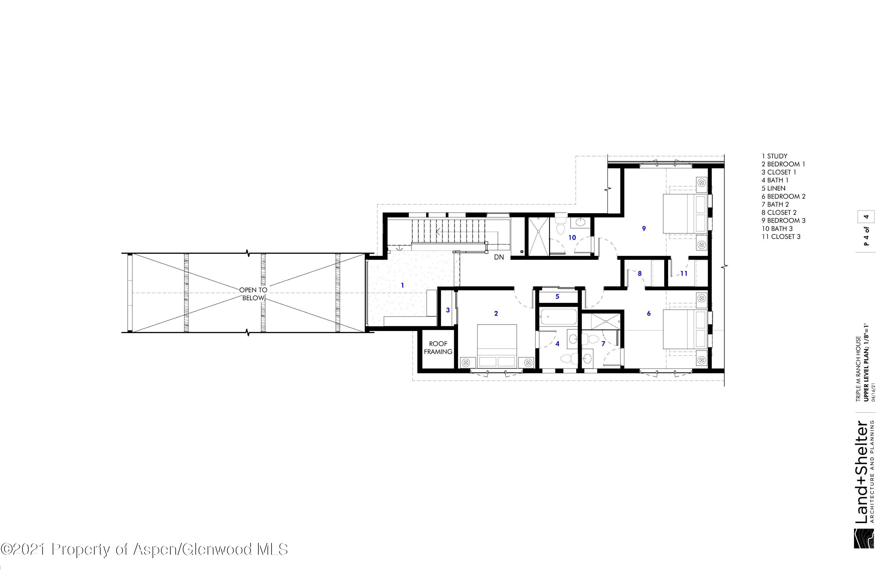 902-904 West Sopris Creek Road Basalt, CO 81621 - Photo 18 of 19 Main House Upper Level Plan