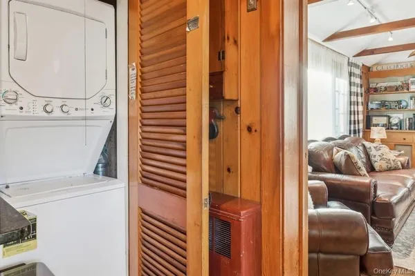 a view of kitchen and utility room