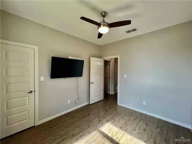 a view of a livingroom with a flat screen tv