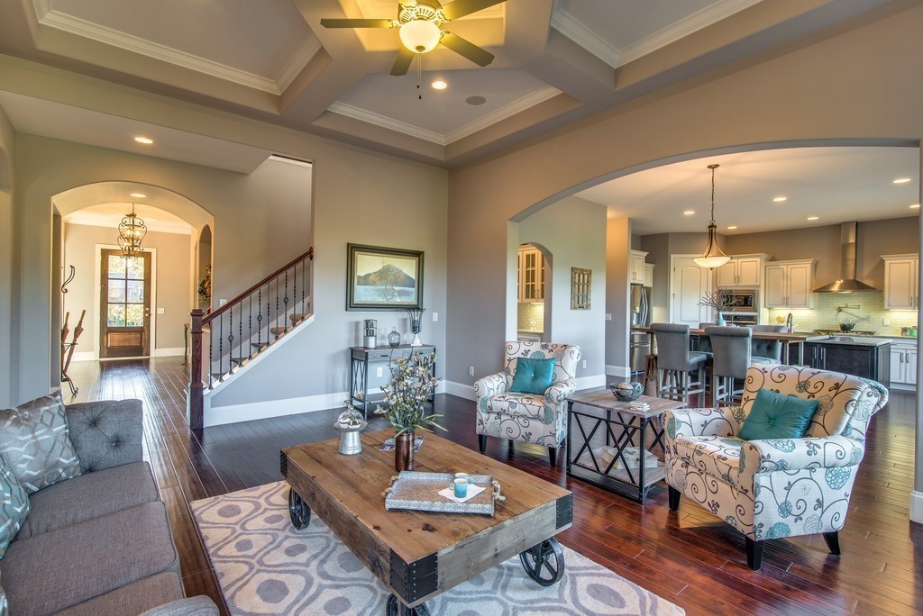 1026 October Park Way Franklin, TN 37067 - Photo 10 of 27 a living room with furniture and wooden floor