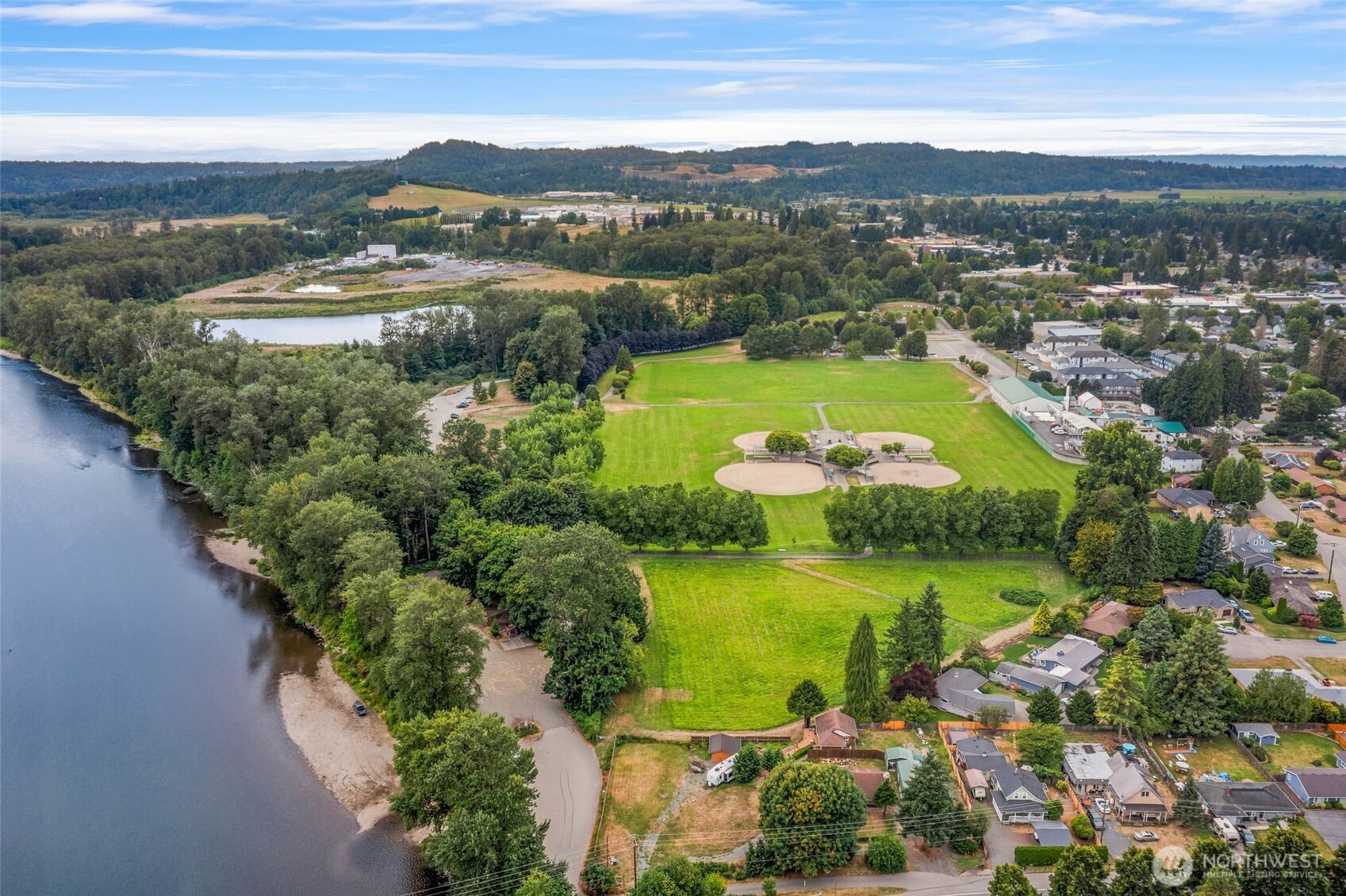 618 Riverview Drive Monroe, WA 98272 - Photo 1 of 39 an aerial view of residential houses with outdoor space