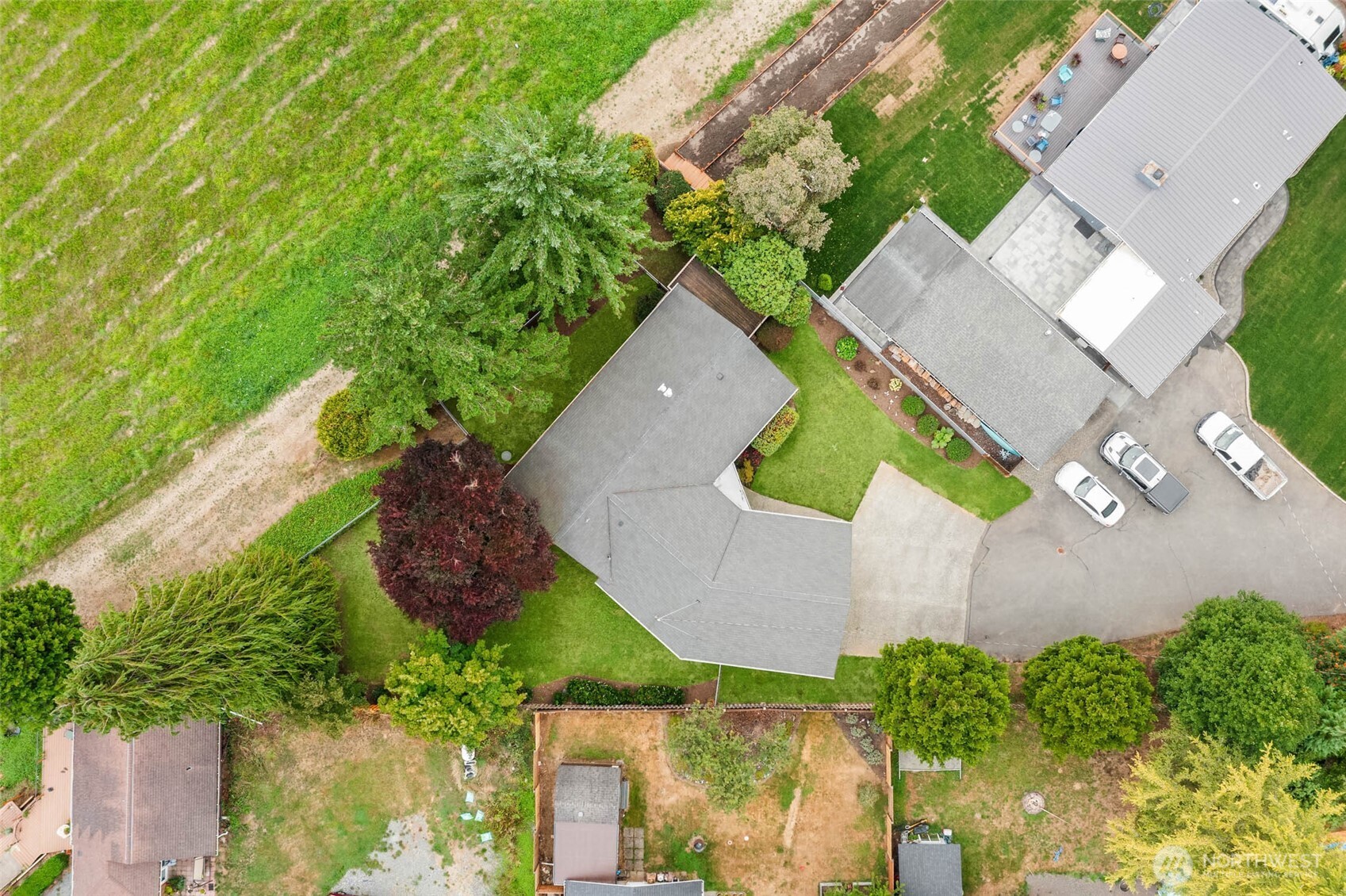 618 Riverview Drive Monroe, WA 98272 - Photo 28 of 39 an aerial view of a house with yard and swimming pool