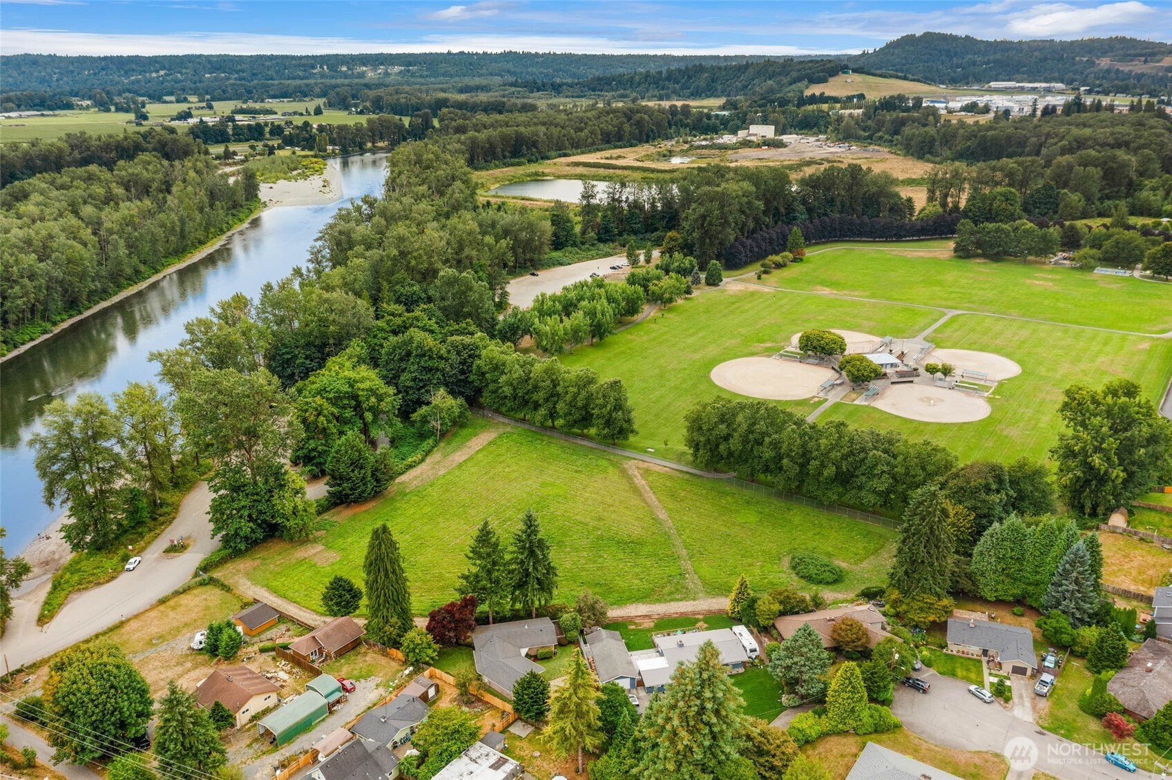 618 Riverview Drive Monroe, WA 98272 - Photo 34 of 39 an aerial view of a residential houses with outdoor space