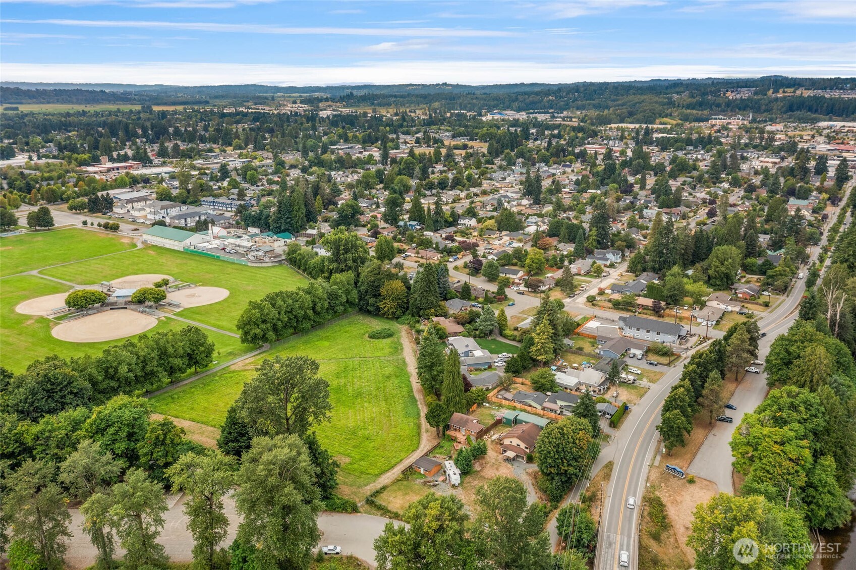 618 Riverview Drive Monroe, WA 98272 - Photo 39 of 39 an aerial view of residential houses with outdoor space