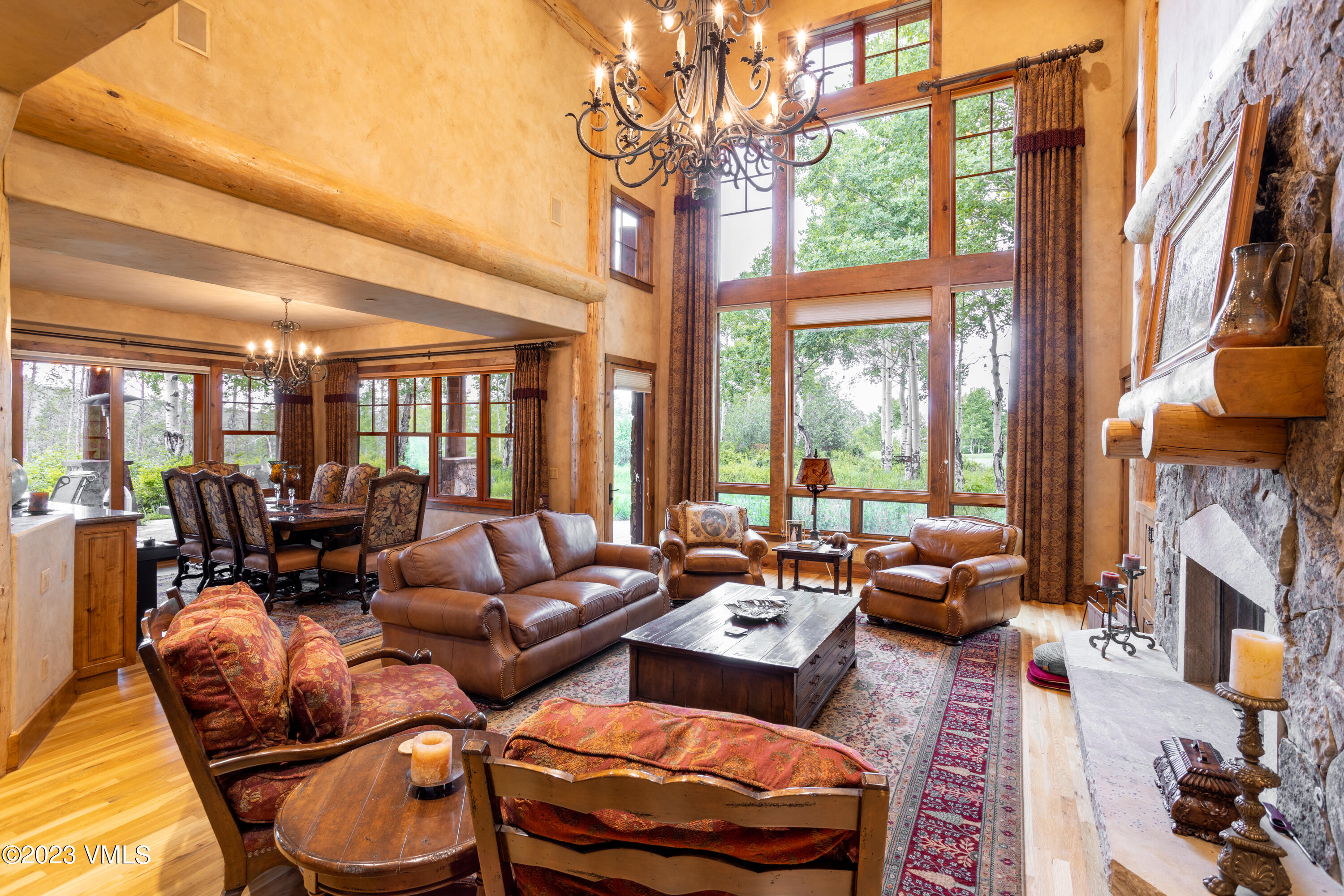 67 Cimarron Trail Edwards, CO 81632 - Photo 13 of 51 a living room with furniture fireplace and a large window