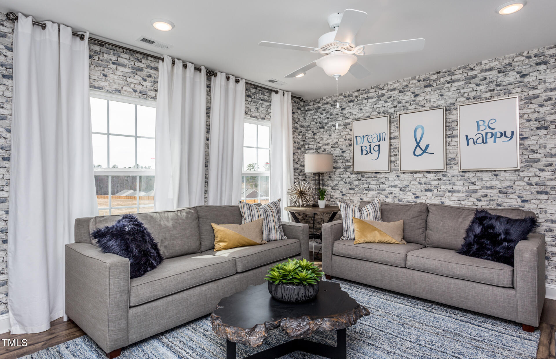 47 Rosedale Way Pittsboro, NC 27312 - Photo 15 of 15 a living room with furniture and a large window