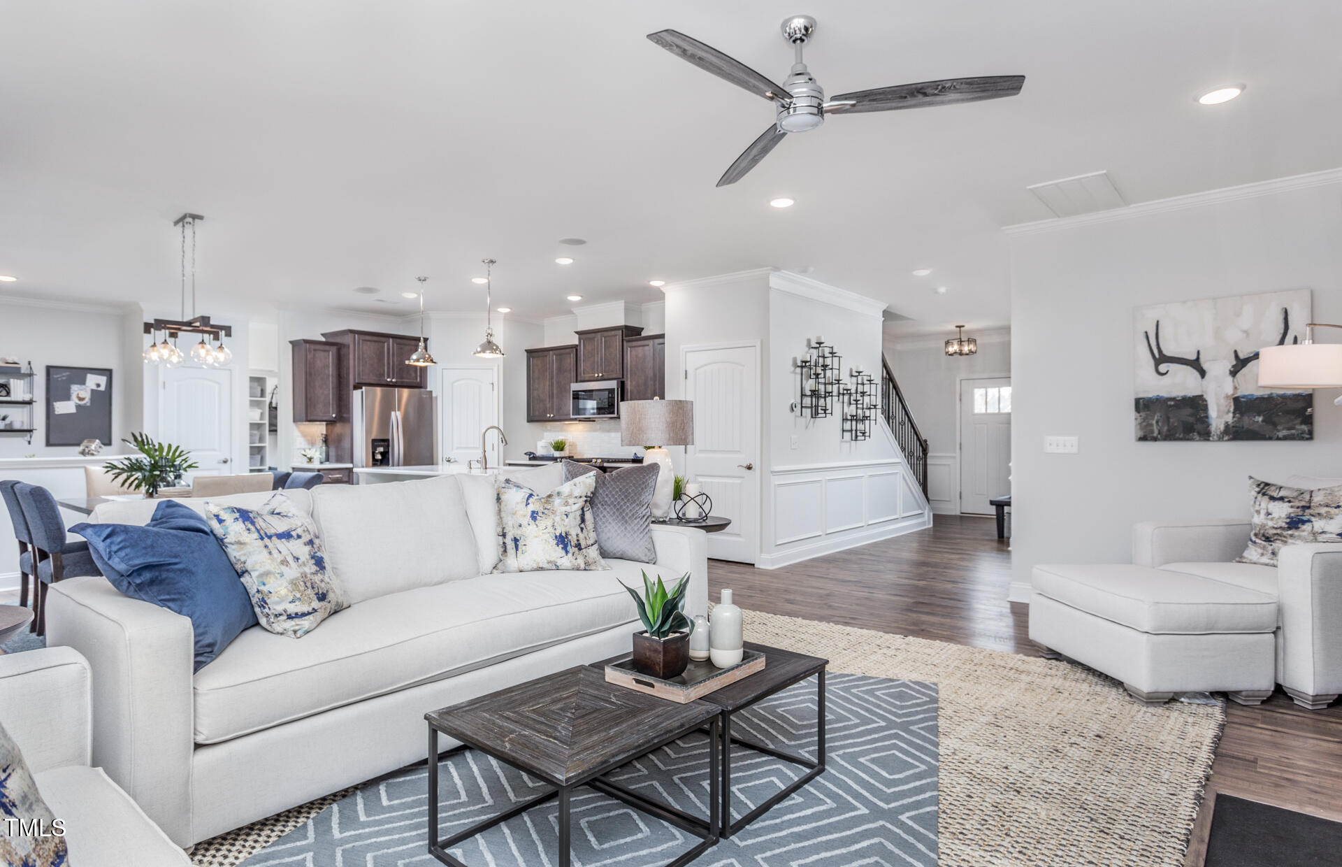 47 Rosedale Way Pittsboro, NC 27312 - Photo 7 of 15 a living room with furniture and wooden floor