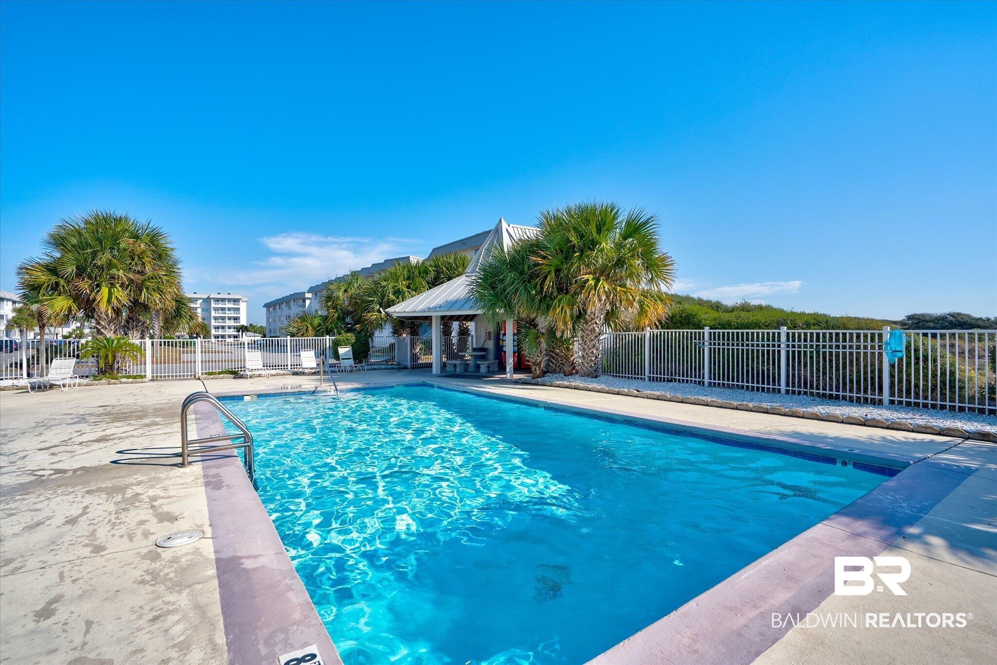 400 Plantation Road, Unit 3222 Gulf Shores, AL 36542 - Photo 22 of 31 View of swimming pool with a patio area and a gazebo