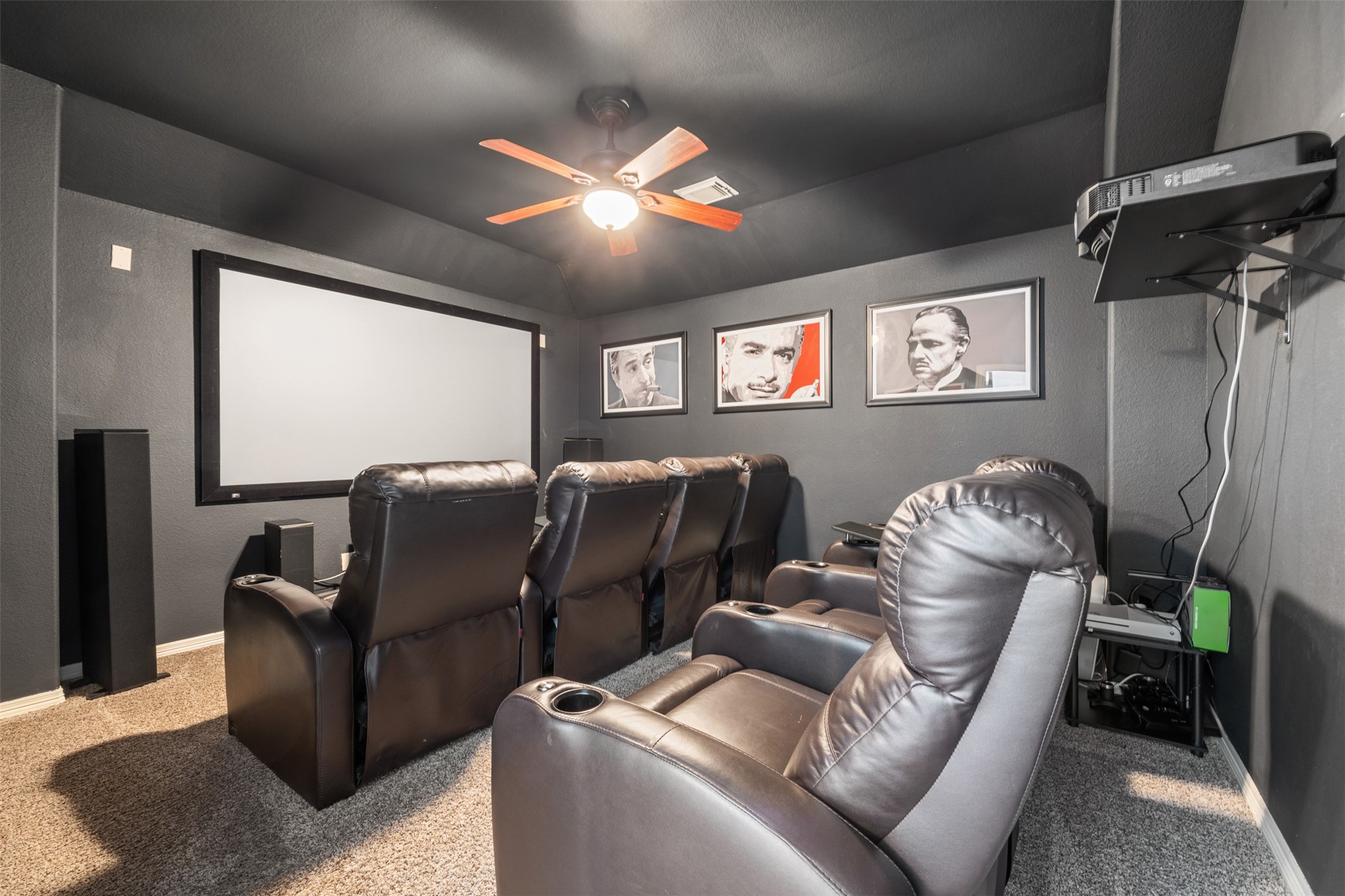 58 South Longsford Circle Spring, TX 77382 - Photo 19 of 50 a living room with furniture a large window and a flat screen tv