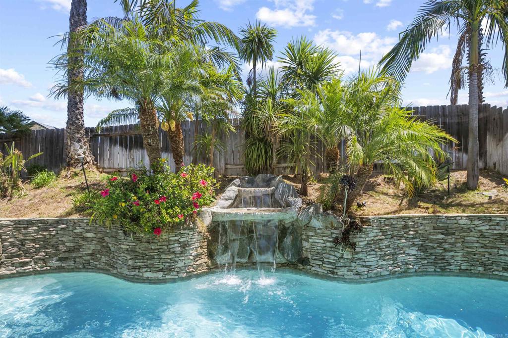 9715 Kenesaw Court Santee, CA 92071 - Photo 34 of 36 a view of a garden with a fountain