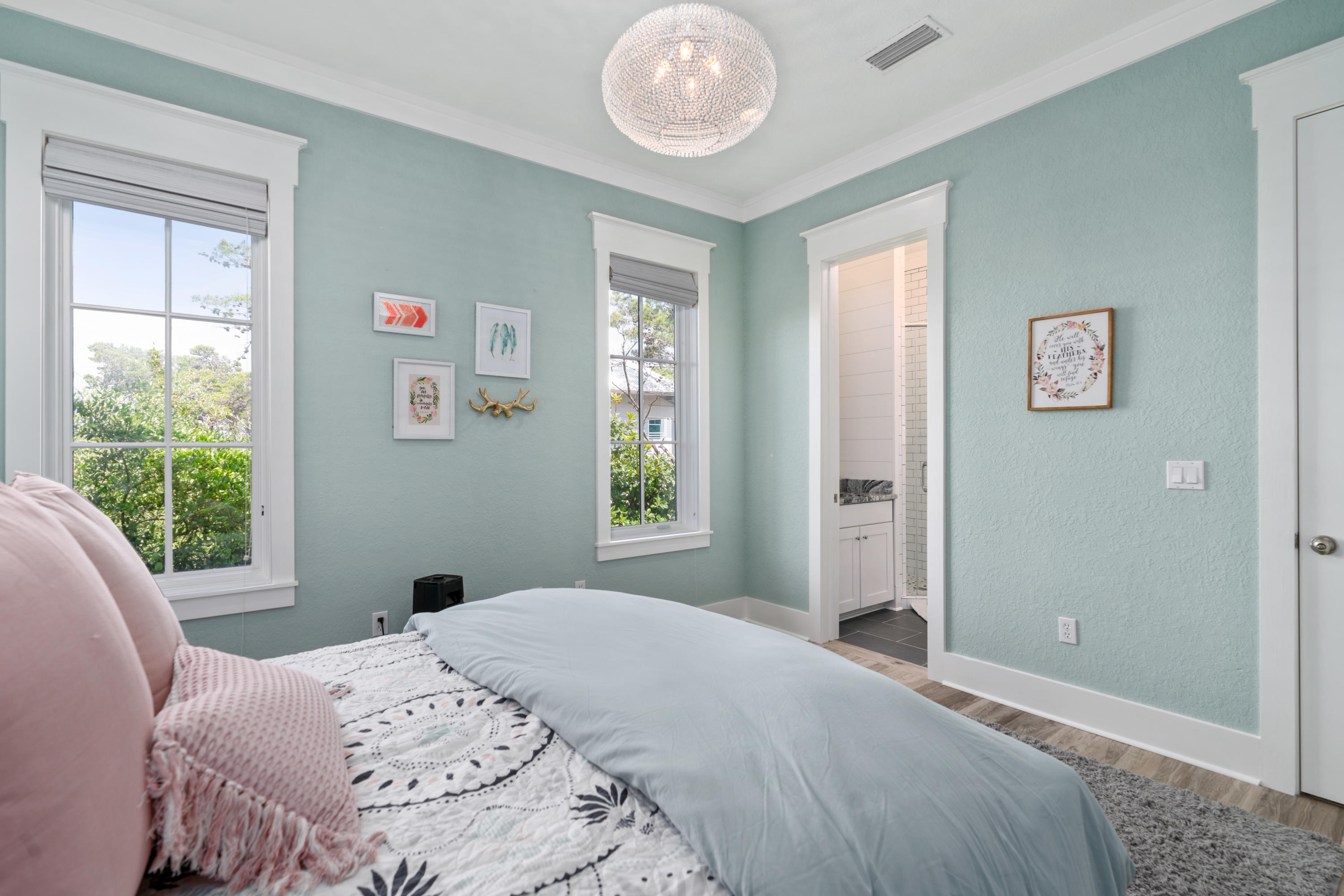 98 Pine Crest Circle Inlet Beach, FL 32461 - Photo 40 of 66 a bedroom with a bed and a window