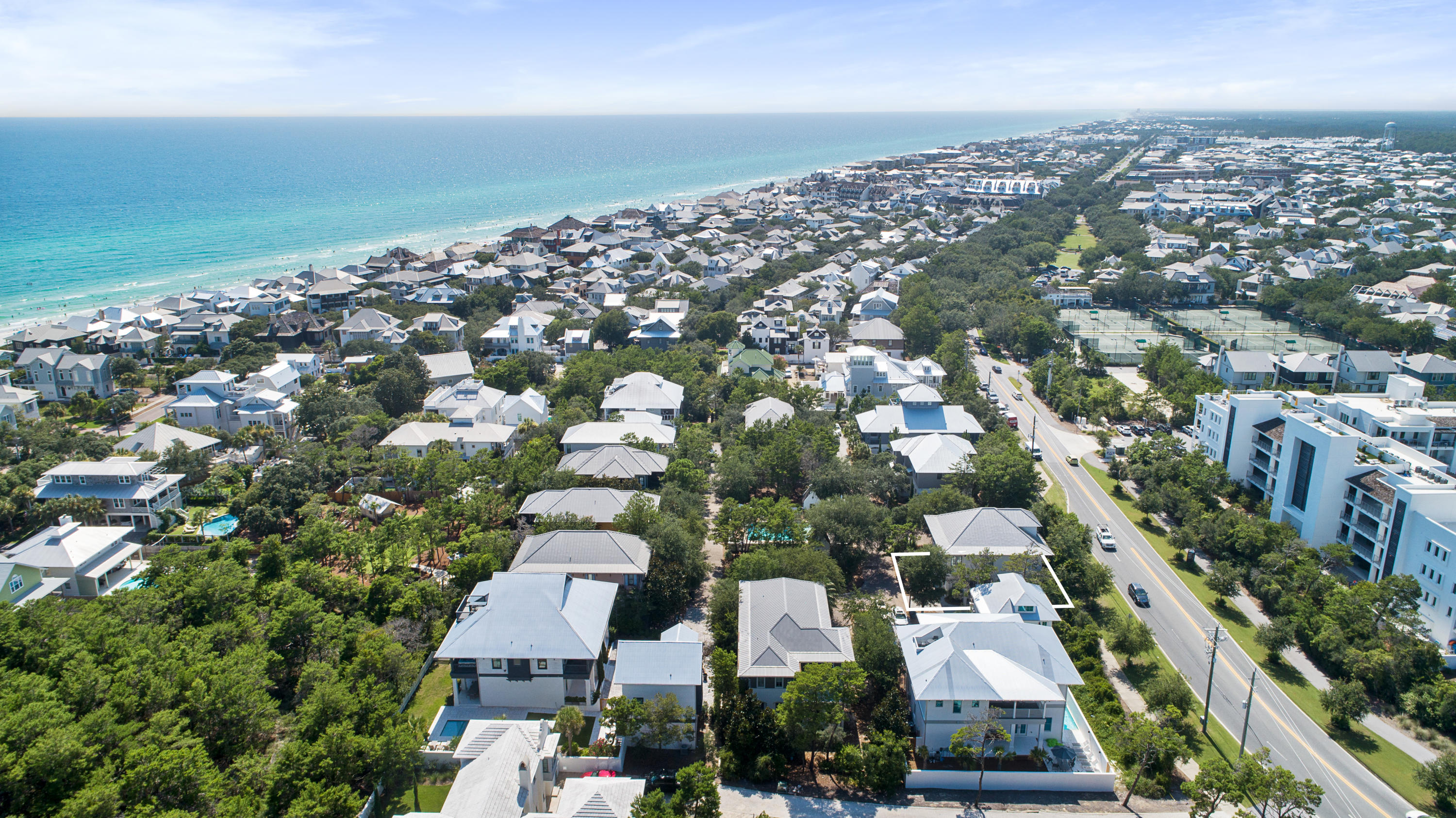 98 Pine Crest Circle Inlet Beach, FL 32461 - Photo 57 of 66 an aerial view of multiple house