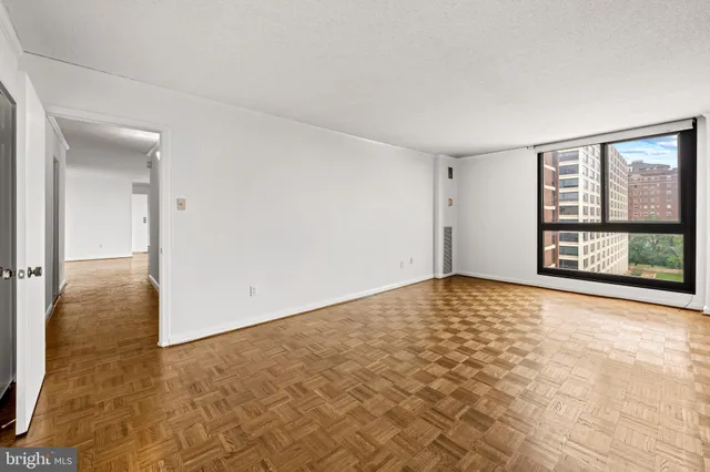 wooden floor in an empty room