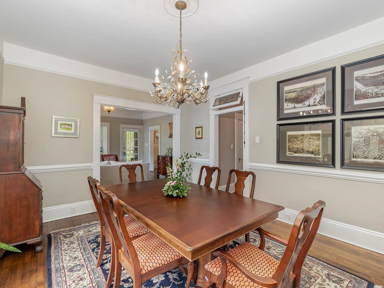 401 West Whitaker Mill Road Raleigh, NC 27608 - Photo 25 of 30 Beautiful and big enough to seat 12-14 guests. Dining Room