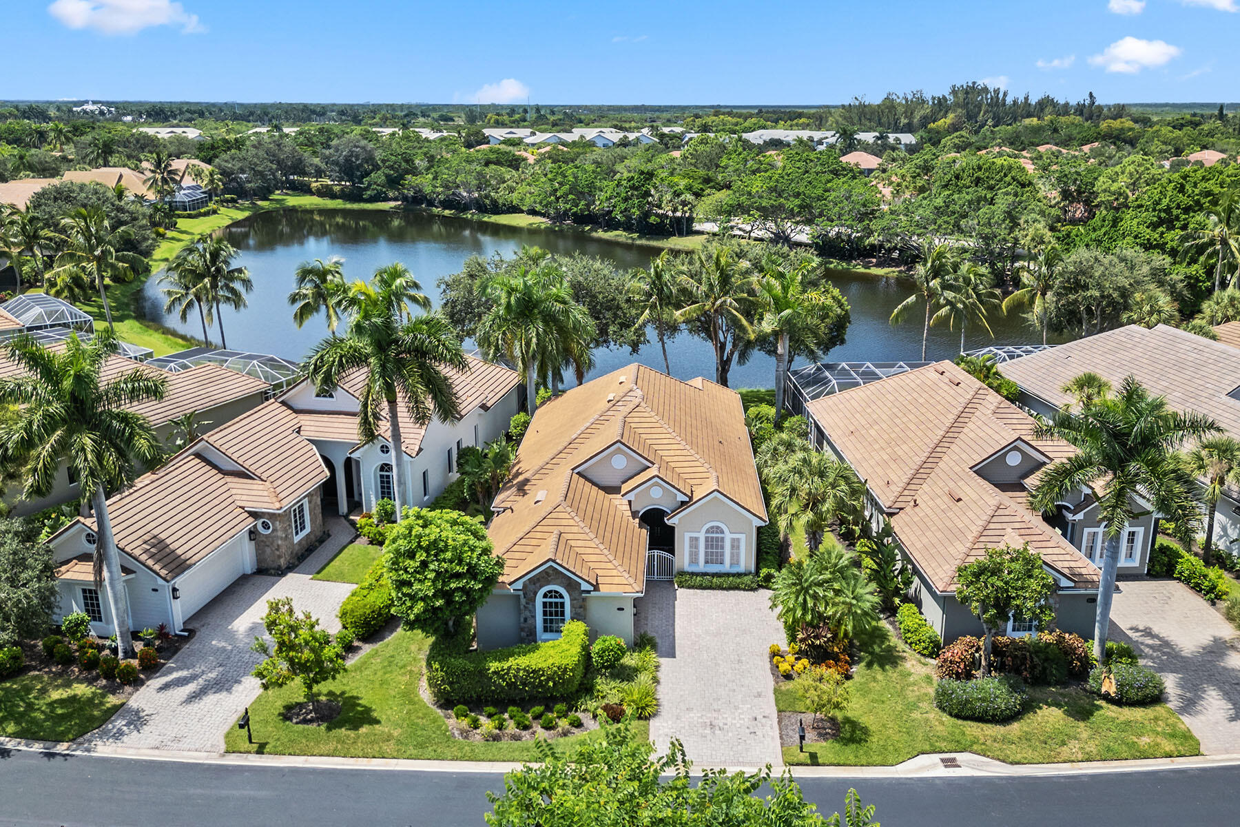 8499 Mallards Way Naples, FL 34114 - Photo 29 of 50 an aerial view of residential houses with outdoor space and lake view