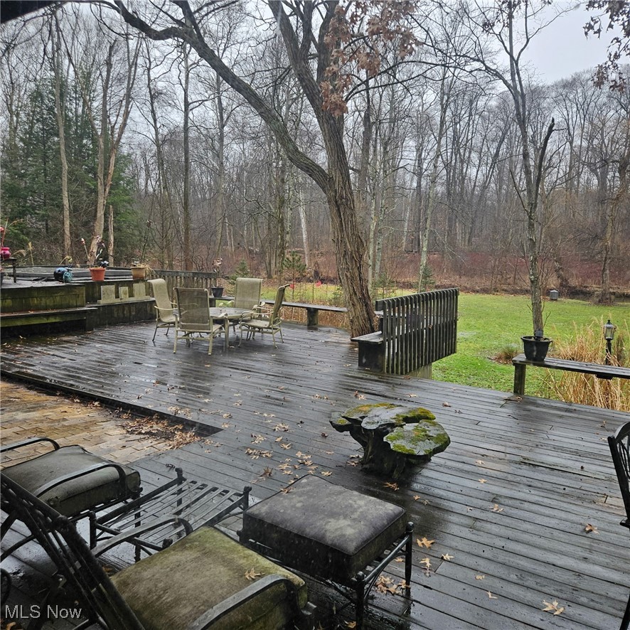 13610 Sperry Road Novelty, OH 44072 - Photo 42 of 42 Wooden deck with outdoor dining space