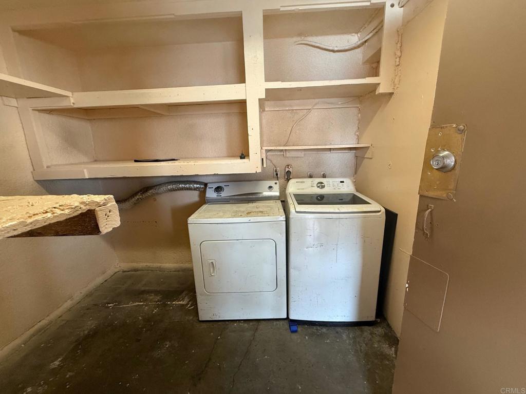 525 Shady Lane, Unit D El Cajon, CA 92021 - Photo 40 of 41 a utility room with a sink washer and dryer